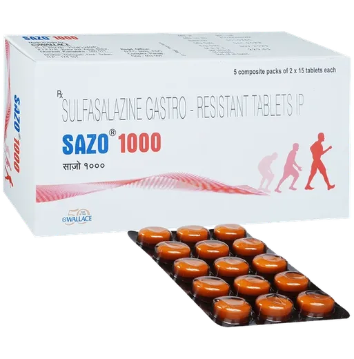 sazo 1000mg tablet 15's
